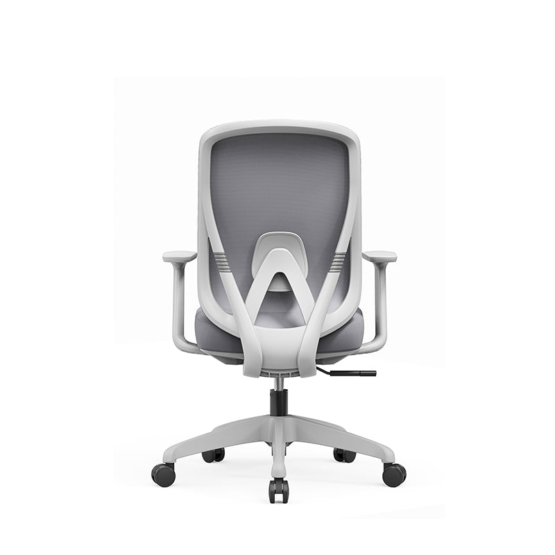 Modern Minimalist Mid-Back Mesh Executive Chair - Tilt Adjustment Silent Casters Desk Chair For Home Office Cuvalon