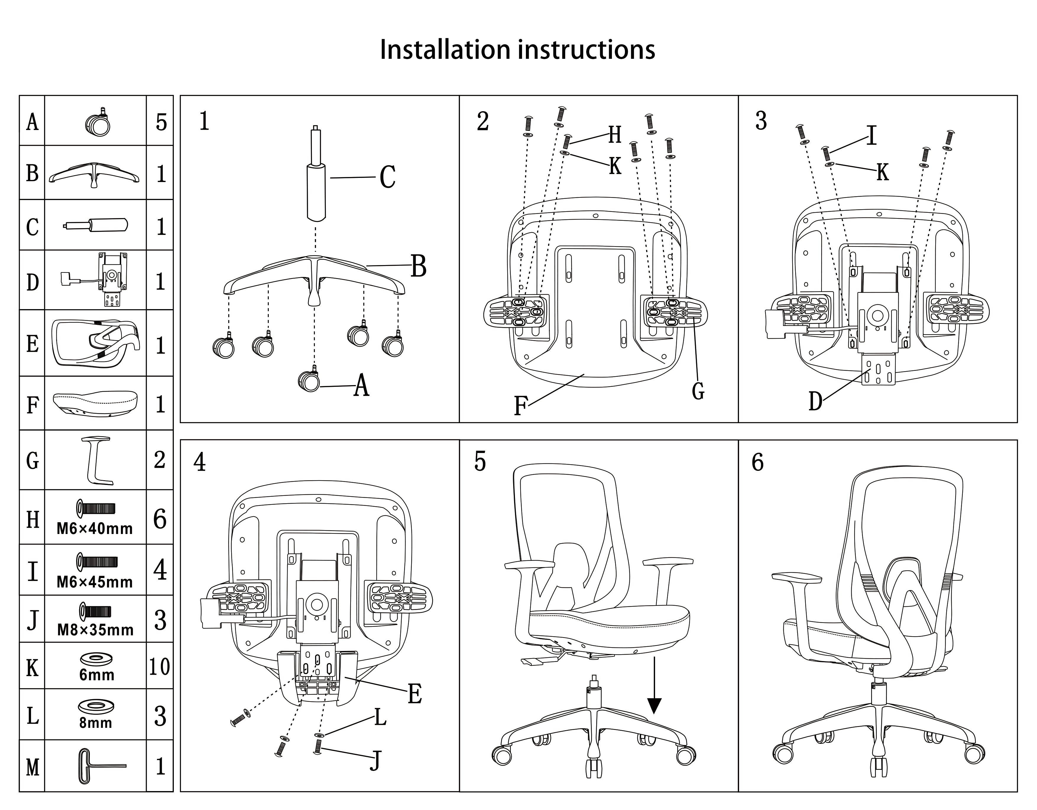 Modern Minimalist Mid-Back Mesh Executive Chair - Tilt Adjustment Silent Casters Desk Chair For Home Office Cuvalon