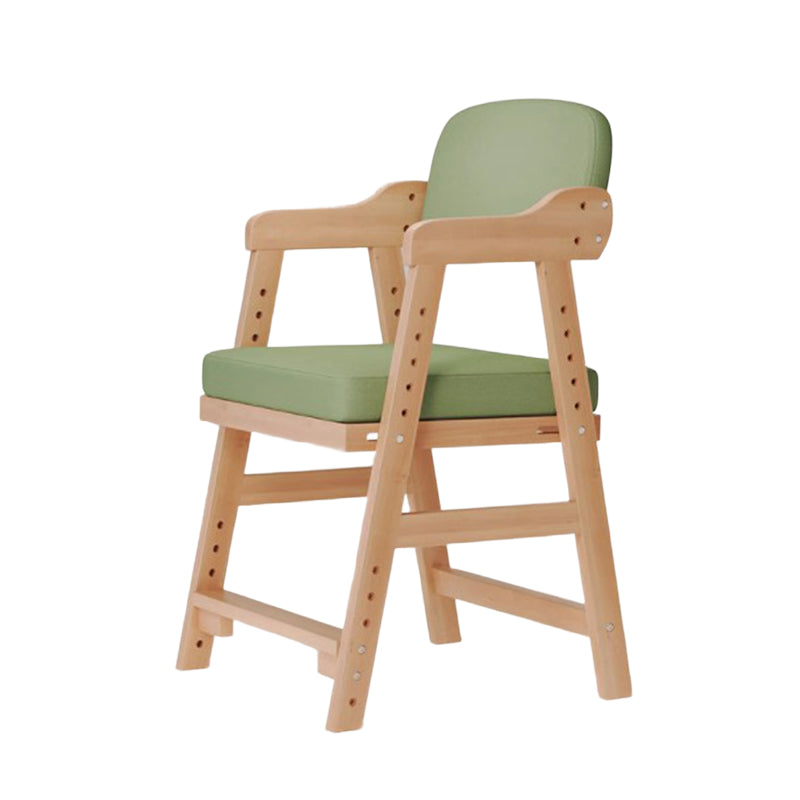 Modern Minimalist Adjustable Solid Pine Wood Cotton Linen Foam Sponge Kids Chair For Bedroom Cuvalon
