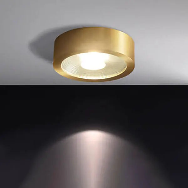 Nordic Light Luxury All Copper Ultra-thin LED Flush Mount Light Cuvalon