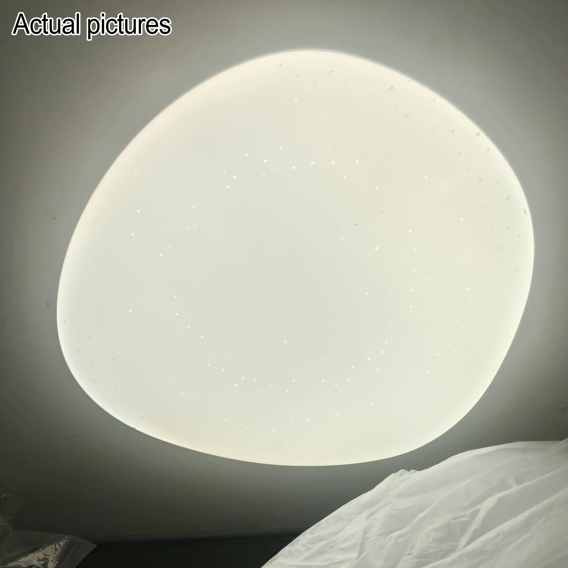 Modern Pebble Stone Star Effect LED Flush Mount Ceiling Light Cuvalon