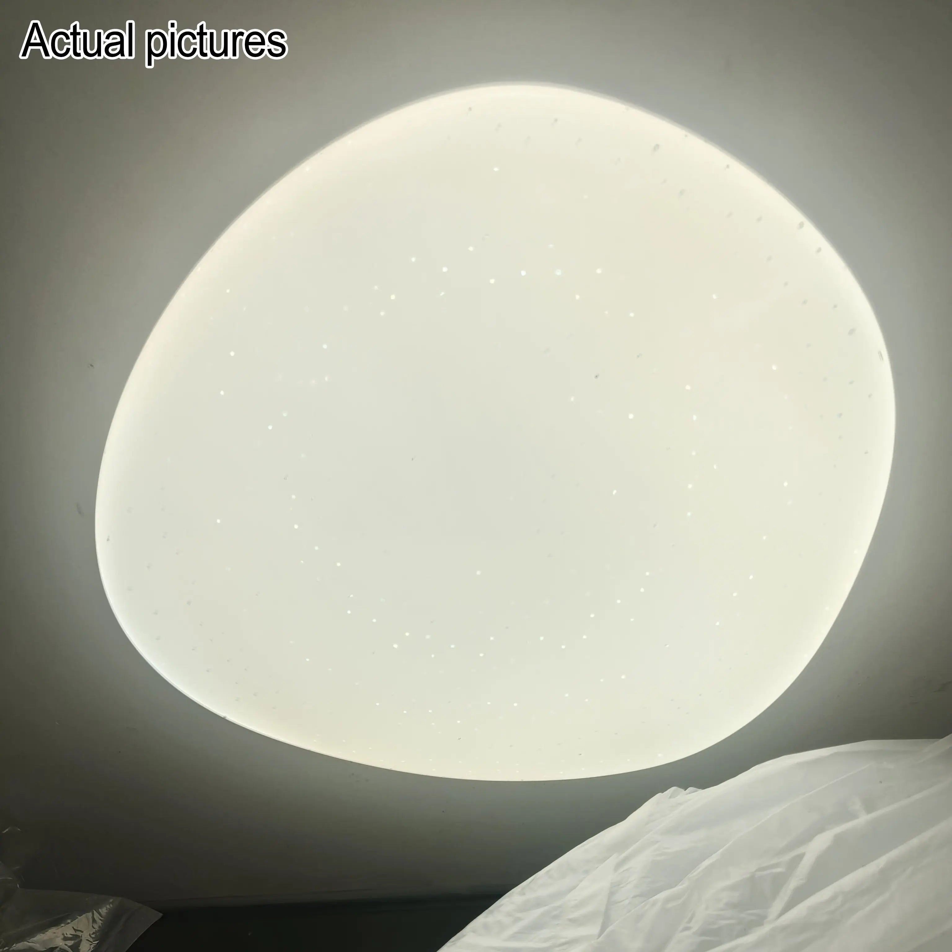 Modern Pebble Stone Star Effect LED Flush Mount Ceiling Light Cuvalon