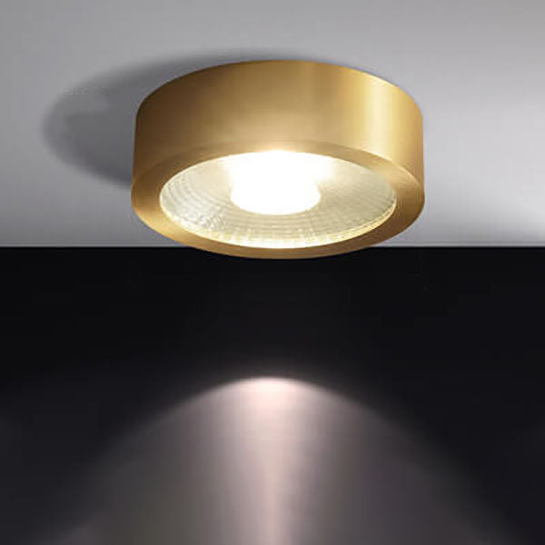 Nordic Light Luxury All Copper Ultra-thin LED Flush Mount Light Cuvalon