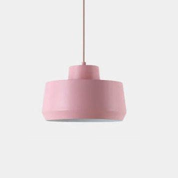 Macaron Candy Jar 1-Light Aluminum Pendant Light Cuvalon