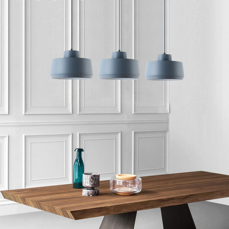 Macaron Candy Jar 1-Light Aluminum Pendant Light Cuvalon